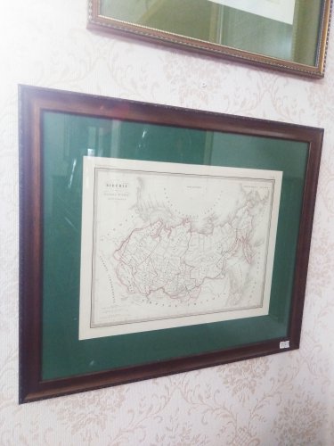 ГРАВЮРА. КАРТА СИБИРИ И СЕВЕРОАЗИАТСКОЙ РОССИИ