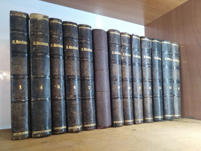 СОБРАНИЕ СОЧИНЕНИЙ А.К.ШЕЛЛЕРА-МИХАЙЛОВА (13 КНИГ), 1904 г.
